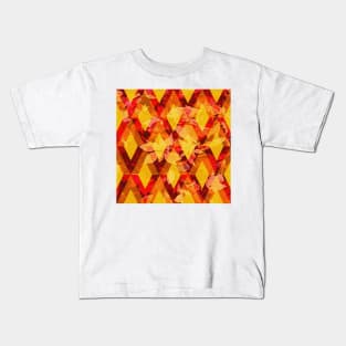 Leaves on Lattice Kids T-Shirt